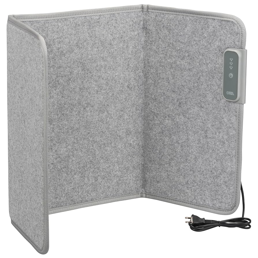 Amazon | オーム電機 パネルヒーター 3面 足元ヒーター 暖房器具
